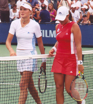 Carly Gullickson and Dinara Safina (2003 US Open)