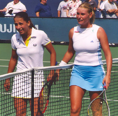 Janette Husarova and Barbara Schett (2003 US Open)