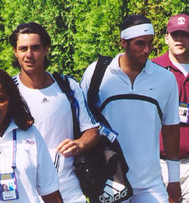 Nicolas Lapentti and Feliciano Lopez (2003 US Open)