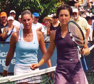 Yulia Beygelzimer and Maria Sanchez Lorenzo (2003 US Open)