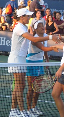 Liezel Huber and Tamarine Tanasugarn (2004 US Open)