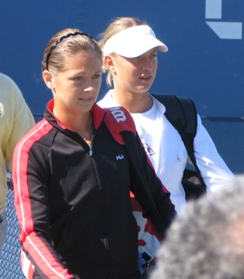 Maret Ani and Tatiana Perebiynis (2004 US Open)