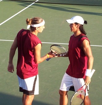 Feliciano Lopez and Fernando Verdasco (2004 US Open)