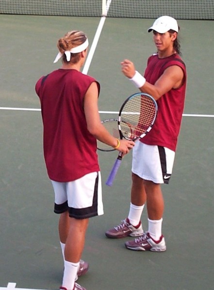 Feliciano Lopez and Fernando Verdasco (2004 US Open)