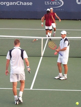 Simon Aspelin, Todd Perry, Feliciano Lopez, Fernando Verdasco (2004 US Open)