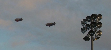 Two Good Year blimps (2004 US Open)