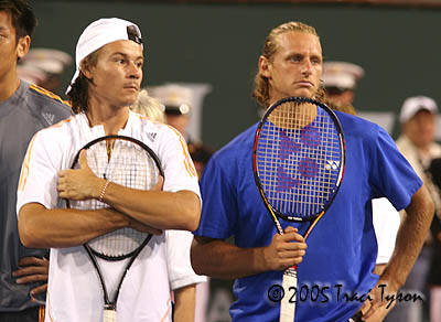 Guillermo Coria and David Nalbandian (2005 Indian Wells)