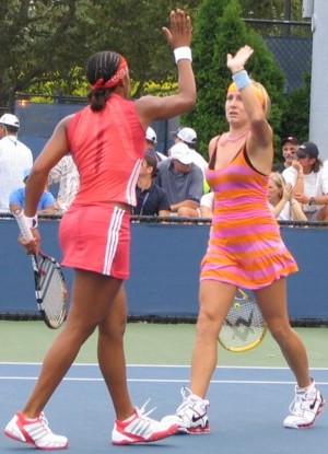 Angela Haynes and Bethanie Mattek (2005 US Open)