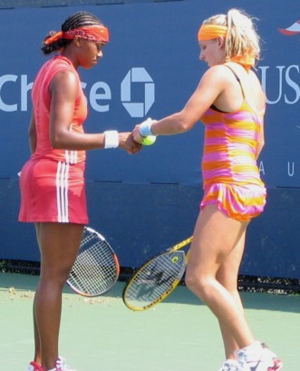 Angela Haynes and Bethanie Mattek (2005 US Open)