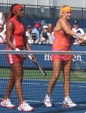 Angela Haynes and Bethanie Mattek (2005 US Open)