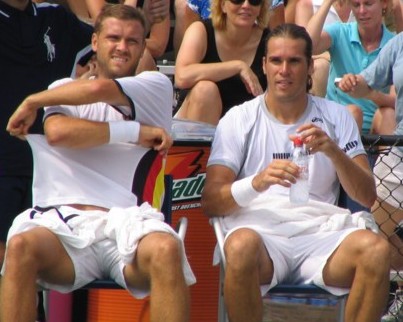 Tommy Haas and Alexander Waske (2005 US Open)