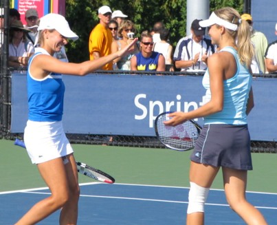 Gisela Dulko and Maria Kirilenko (2005 US Open)