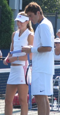 Justin Gimelstob and Meghann Shaughnessy (2005 US Open)