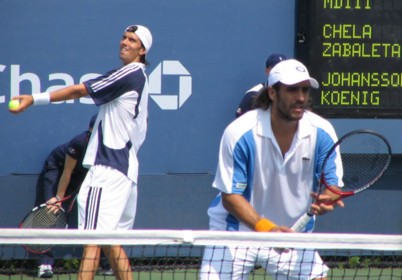 Juan Ignacio Chela and Mariano Zabaleta (2005 US Open)