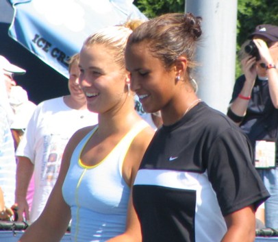 Megan Bradley and Kristi Miller (2005 US Open)