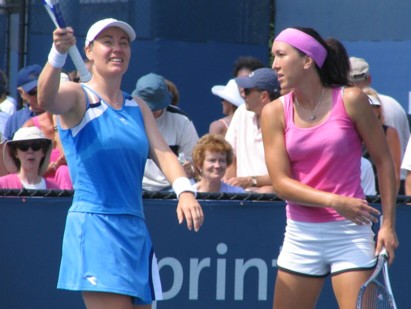 Jelena Jankovic and Tina Krizan (2005 US Open)