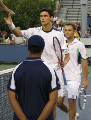 Victor Hanescu and Razvan Sabau (2005 US Open)