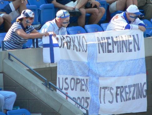 Finnish fans (2005 US Open)