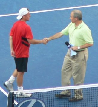 Michael Barkan and Lleyton Hewitt (2005 US Open)