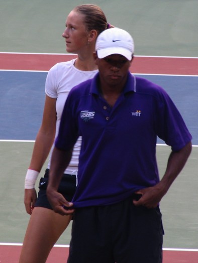 Victoria Azarenka and Nick Monroe (2006 World Team Tennis)