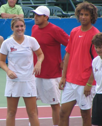 Thomas Blake, Kristen Schlukebir, Amir Hadad (2006 World Team Tennis)