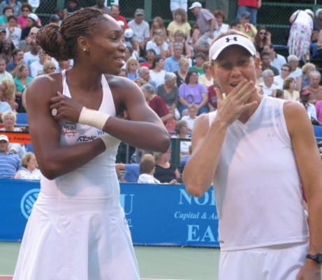 Rennae Stubbs and Venus Williams (2006 World Team Tennis)