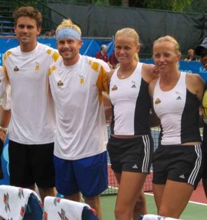 Jan-Michael Gambill, Torrey Gambill, Anna-Lena Groenefeld, Bryanne Stewart (2006 World Team Tennis)