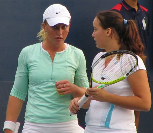 Jarmila Gajdosova and Bryanne Stewart (2006 US Open)