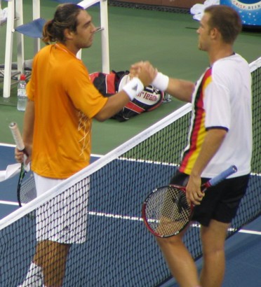 Marcos Baghdatis and Alexander Waske (2006 US Open)