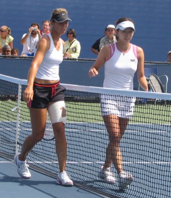 Zsofia Gubacsi and Miho Saeki (2006 US Open)