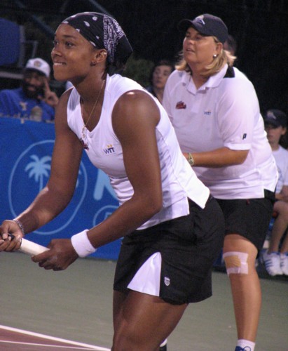 Mariaan De Swardt and Angela Haynes (2007 World Team Tennis)