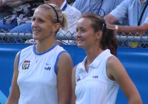 Gabriela Navratilova and Hana Sromova (2007 World Team Tennis)