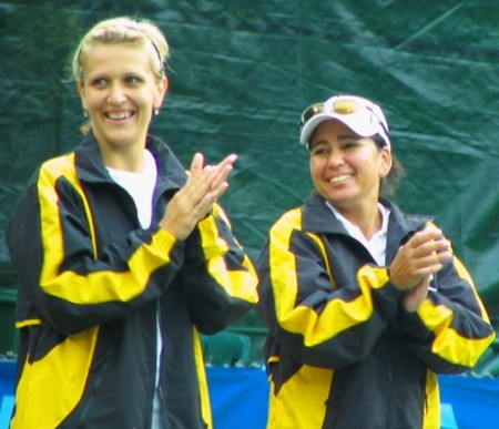 Gabriela Navratilova and Jolene Watanabe (2007 World Team Tennis)