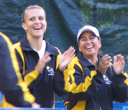 Gabriela Navratilova and Jolene Watanabe (2007 World Team Tennis)