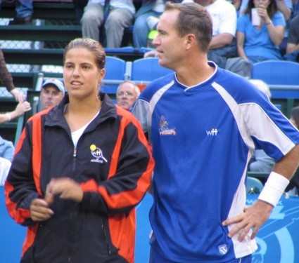 Lauren Albanese and Rick Leach (2007 World Team Tennis)