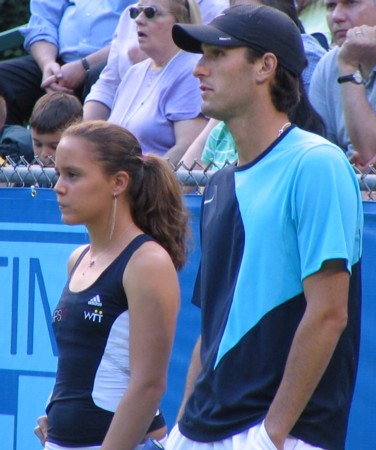 Michelle Larcher de Brito and Sam Warburg (2007 World Team Tennis)