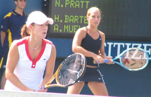 Dominika Cibulkova and Camille Pin (2007 US Open)