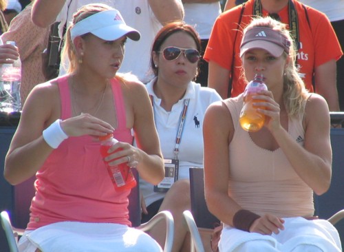 Maria Kirilenko and Elena Vesnina (2007 US Open)