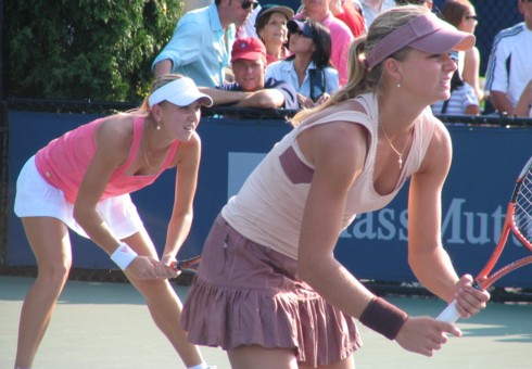 Maria Kirilenko and Elena Vesnina (2007 US Open)