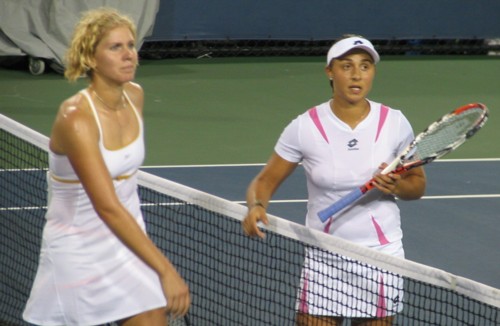 Greta Arn and Tamira Paszek (2007 US Open)