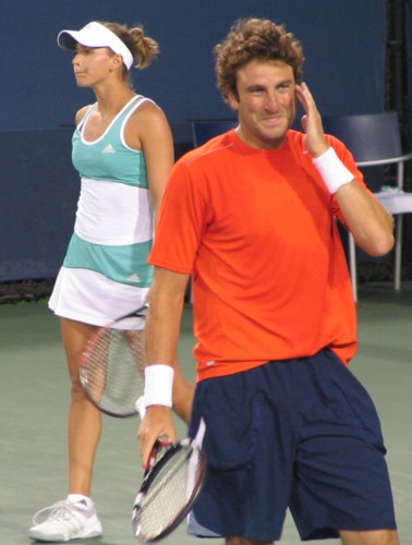 Justin Gimelstob and Ashley Harkleroad (2007 US Open)