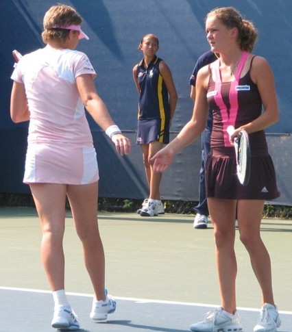 Michaella Krajicek and Agnieszka Radwanska (2007 US Open)