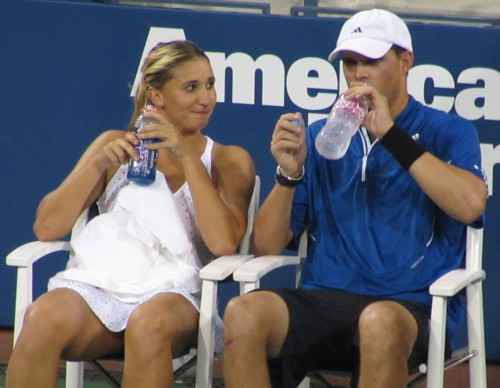 Bob Bryan and Tatiana Golovin (2007 US Open)