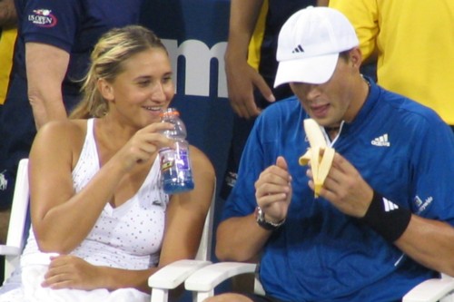 Bob Bryan and Tatiana Golovin (2007 US Open)