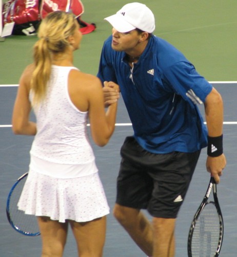 Bob Bryan and Tatiana Golovin (2007 US Open)