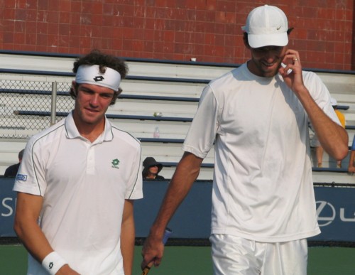 Teimuraz Gabashvili and Ivo Karlovic (2007 US Open)