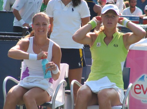 Vera Dushevina and Tatiana Perebiynis (2007 US Open)