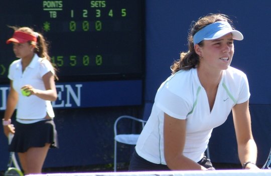 Nadia Lalami and Tanya Raykova (2007 US Open)