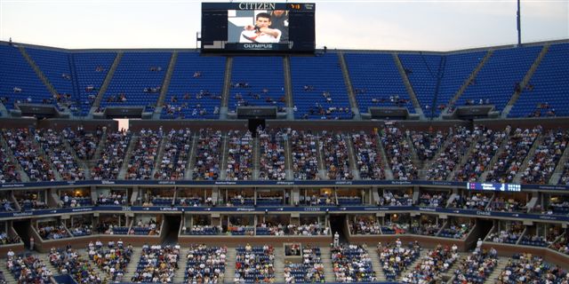 Arthur Ashe Stadium Upper Tier Emptying (2007 US Open)