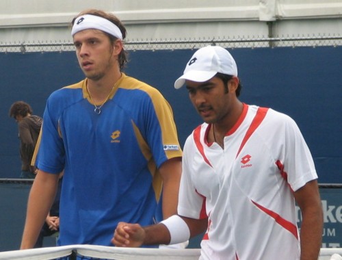 Gilles Muller and Aisam Quereshi (2007 US Open)